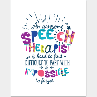 An Awesome Speech Therapist Gift Idea - Impossible to forget Posters and Art